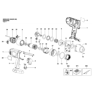Dewalt DW059K Type1